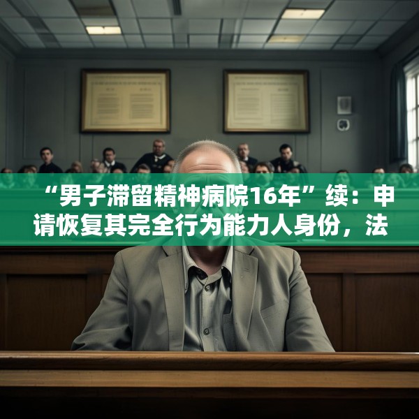“男子滞留精神病院16年”续：申请恢复其完全行为能力人身份，法院已开庭
