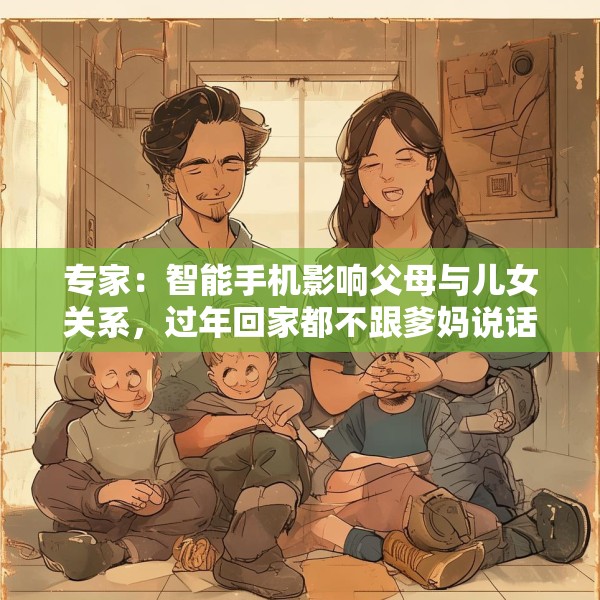 专家：智能手机影响父母与儿女关系，过年回家都不跟爹妈说话