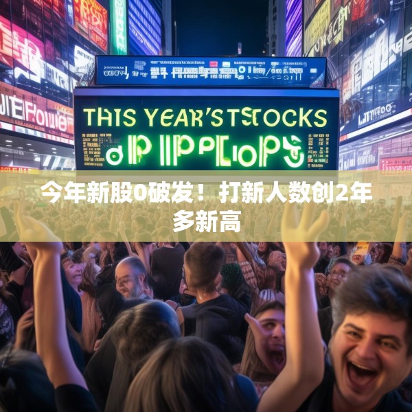 今年新股0破发！打新人数创2年多新高