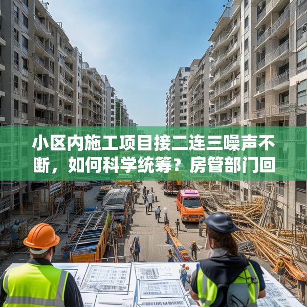 小区内施工项目接二连三噪声不断，如何科学统筹？房管部门回应