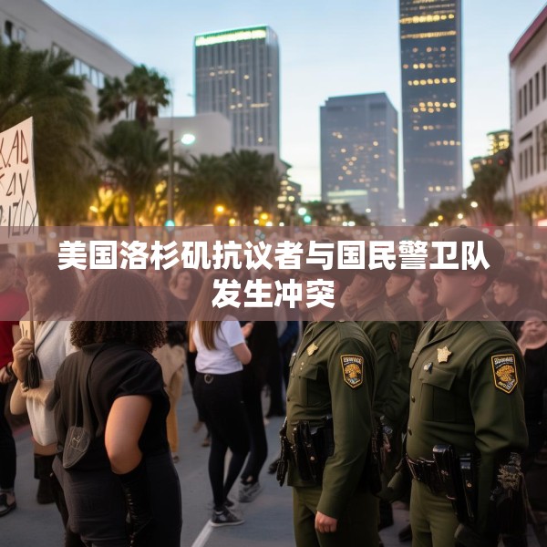 美国洛杉矶抗议者与国民警卫队发生冲突