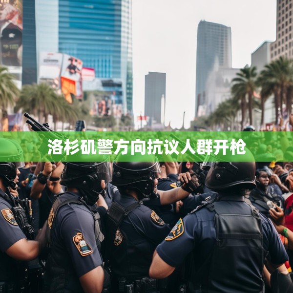 洛杉矶警方向抗议人群开枪