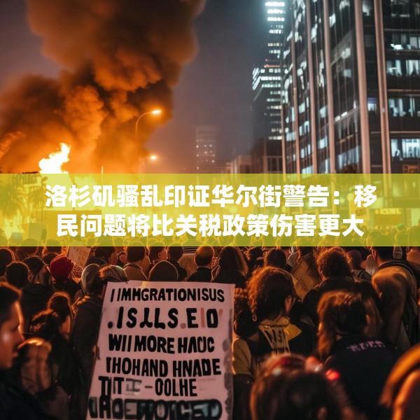 洛杉矶骚乱印证华尔街警告：移民问题将比关税政策伤害更大