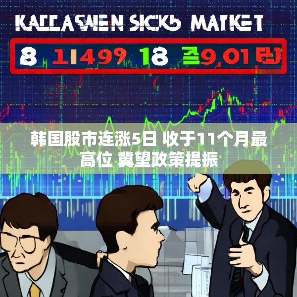 韩国股市连涨5日 收于11个月最高位 冀望政策提振