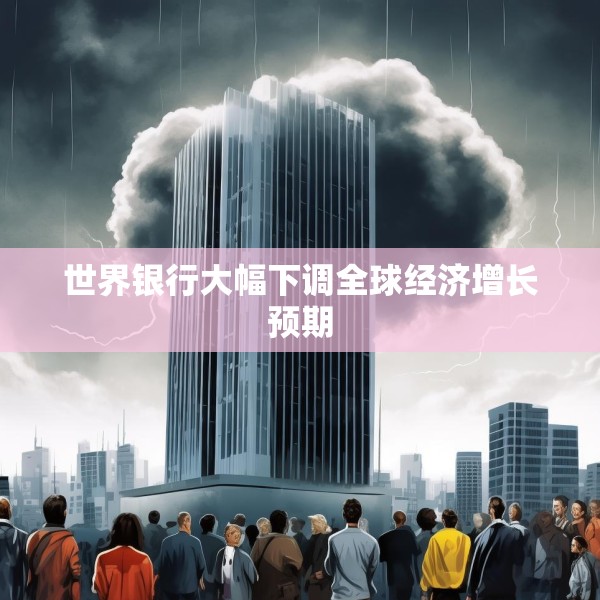 世界银行大幅下调全球经济增长预期