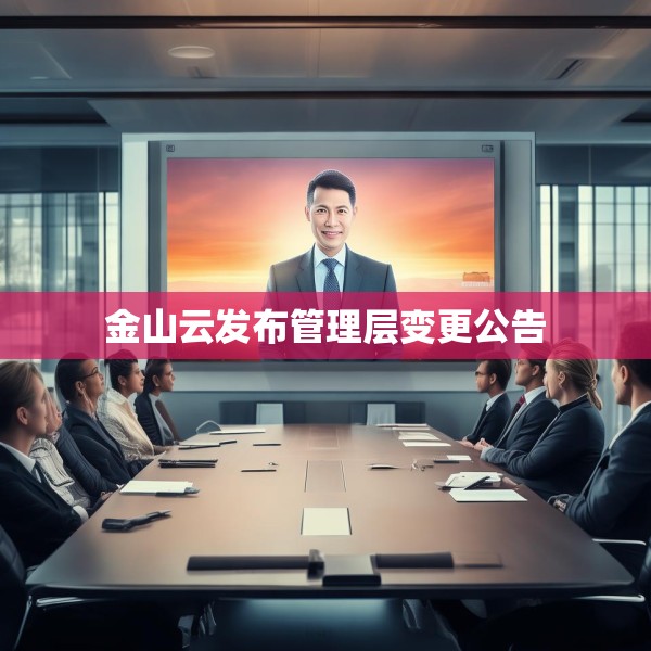 金山云发布管理层变更公告