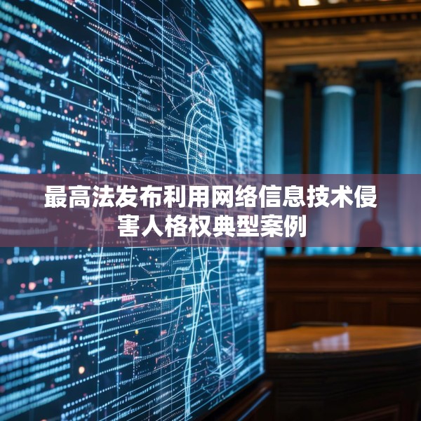 最高法发布利用网络信息技术侵害人格权典型案例