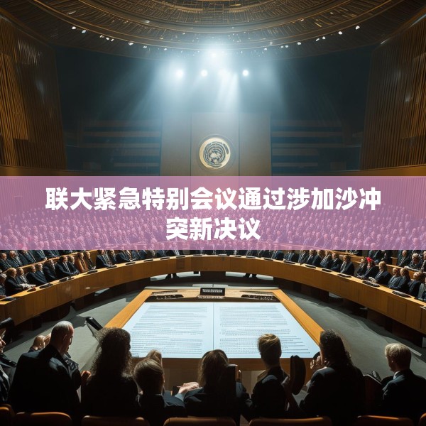 联大紧急特别会议通过涉加沙冲突新决议