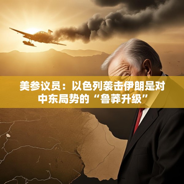 美参议员：以色列袭击伊朗是对中东局势的“鲁莽升级”