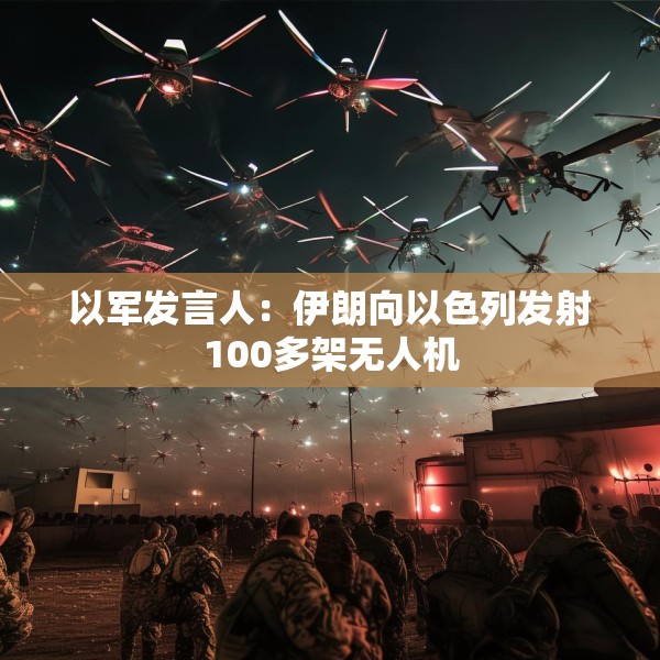 以军发言人：伊朗向以色列发射100多架无人机