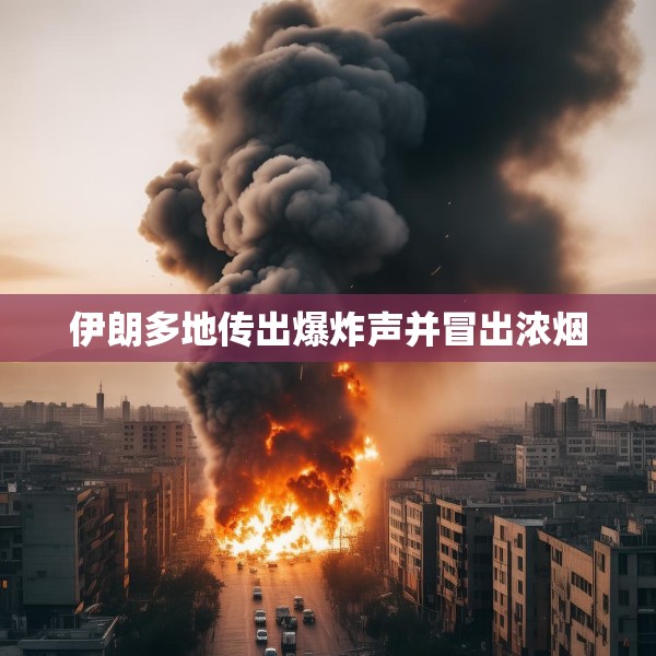 伊朗多地传出爆炸声并冒出浓烟