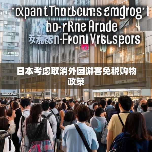日本考虑取消外国游客免税购物政策