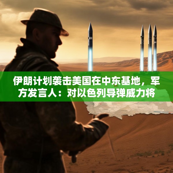伊朗计划袭击美国在中东基地，军方发言人：对以色列导弹威力将是之前20倍