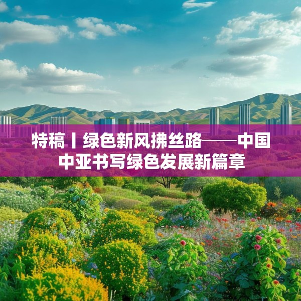 特稿丨绿色新风拂丝路──中国中亚书写绿色发展新篇章