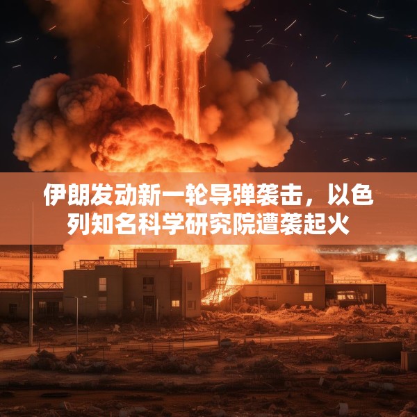 伊朗发动新一轮导弹袭击，以色列知名科学研究院遭袭起火