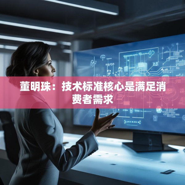 董明珠：技术标准核心是满足消费者需求