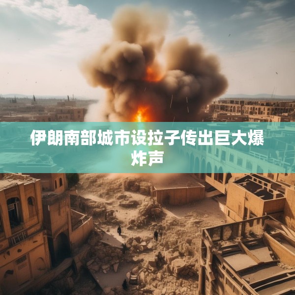伊朗南部城市设拉子传出巨大爆炸声