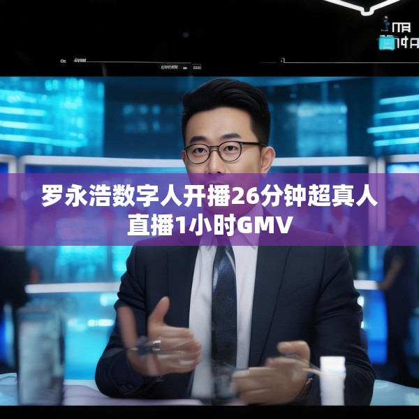 罗永浩数字人开播26分钟超真人直播1小时GMV