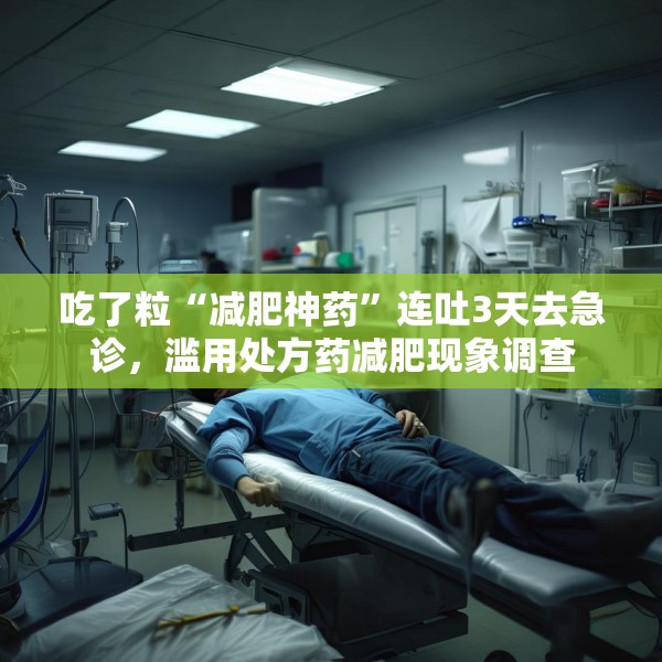 吃了粒“减肥神药”连吐3天去急诊，滥用处方药减肥现象调查