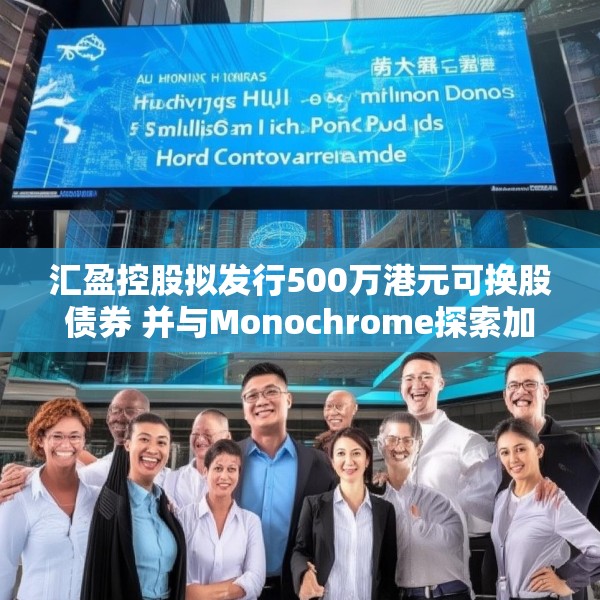 汇盈控股拟发行500万港元可换股债券 并与Monochrome探索加密业务合作