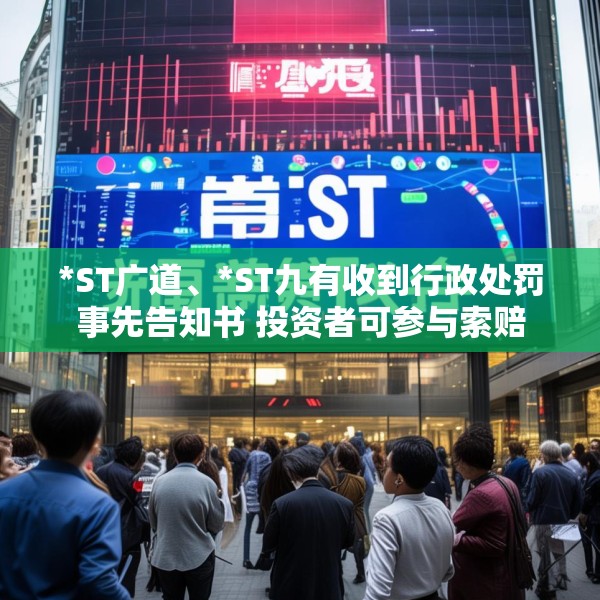 *ST广道、*ST九有收到行政处罚事先告知书 投资者可参与索赔