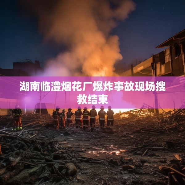 湖南临澧烟花厂爆炸事故现场搜救结束