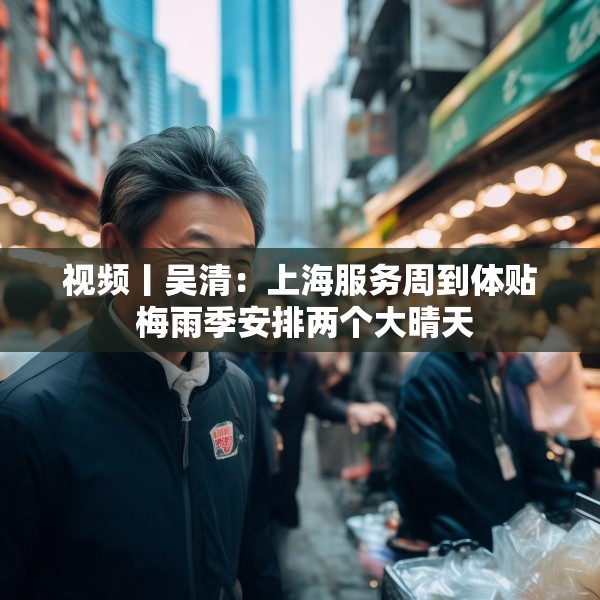 视频丨吴清：上海服务周到体贴 梅雨季安排两个大晴天