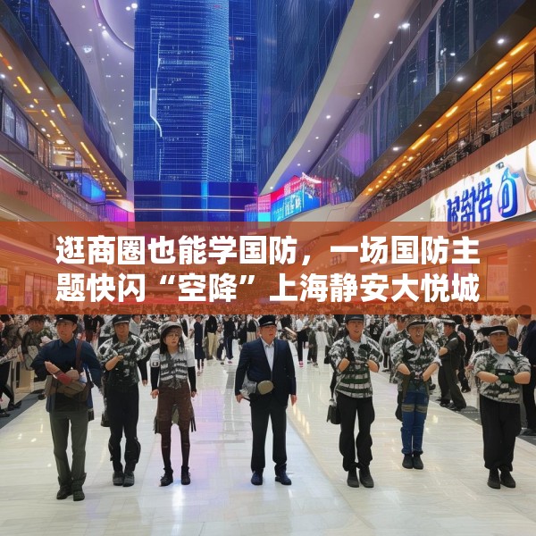 逛商圈也能学国防，一场国防主题快闪“空降”上海静安大悦城