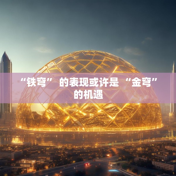 “铁穹” 的表现或许是 “金穹” 的机遇