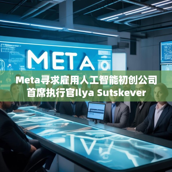 Meta寻求雇用人工智能初创公司首席执行官Ilya Sutskever