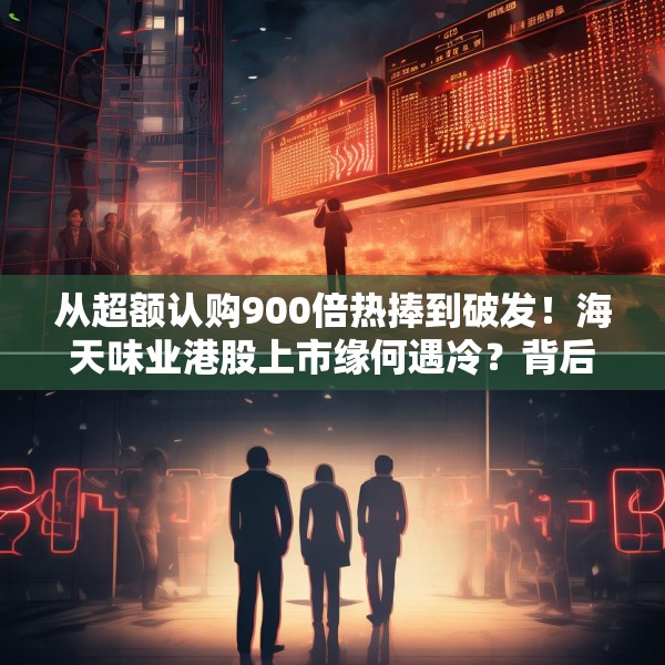 从超额认购900倍热捧到破发！海天味业港股上市缘何遇冷？背后的市场密码是什么？四大原因找到了