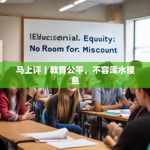 马上评丨教育公平，不容浑水摸鱼