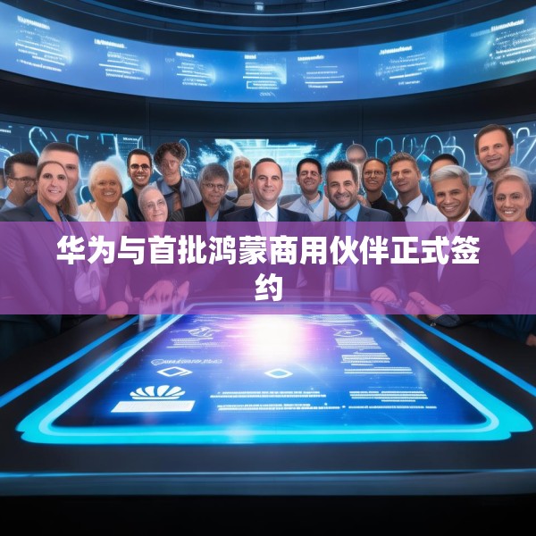 华为与首批鸿蒙商用伙伴正式签约