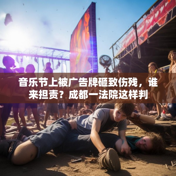 音乐节上被广告牌砸致伤残，谁来担责？成都一法院这样判