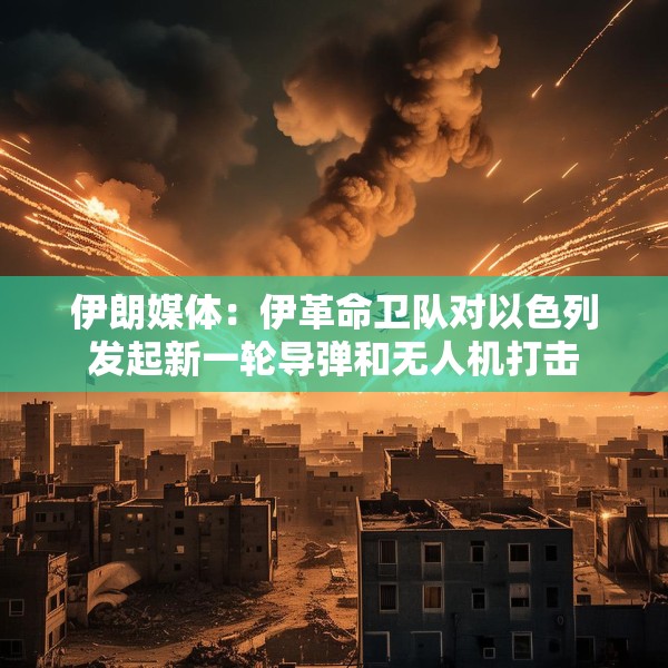 伊朗媒体：伊革命卫队对以色列发起新一轮导弹和无人机打击