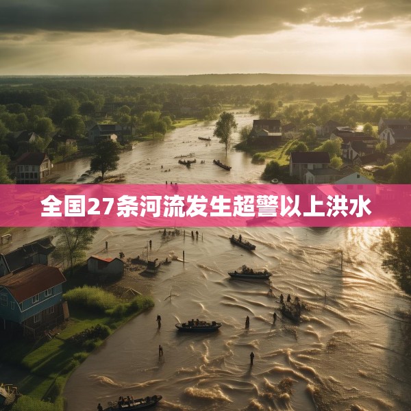 全国27条河流发生超警以上洪水
