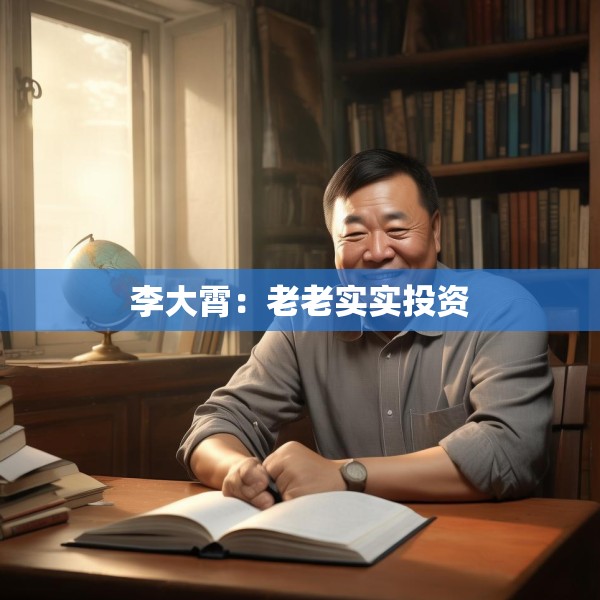李大霄：老老实实投资