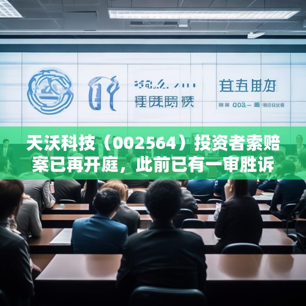 天沃科技（002564）投资者索赔案已再开庭，此前已有一审胜诉判决