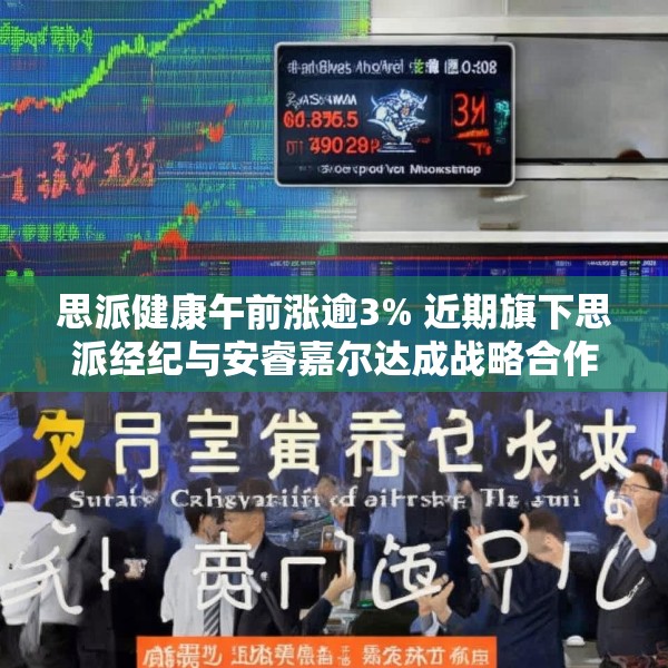 思派健康午前涨逾3% 近期旗下思派经纪与安睿嘉尔达成战略合作