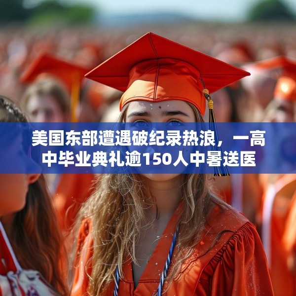美国东部遭遇破纪录热浪，一高中毕业典礼逾150人中暑送医