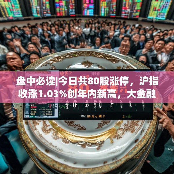 盘中必读|今日共80股涨停，沪指收涨1.03%创年内新高，大金融概念掀涨停潮