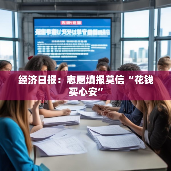 经济日报：志愿填报莫信“花钱买心安”