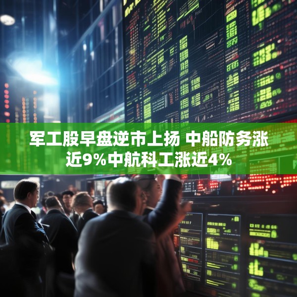 军工股早盘逆市上扬 中船防务涨近9%中航科工涨近4%