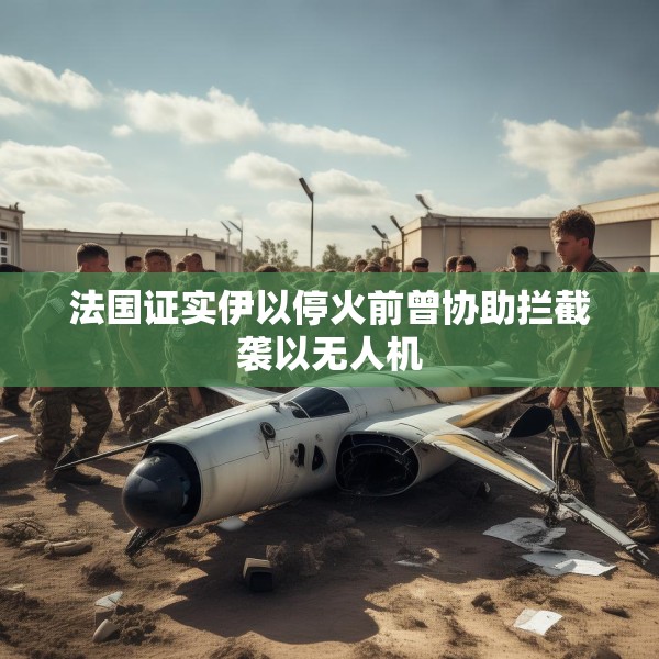 法国证实伊以停火前曾协助拦截袭以无人机