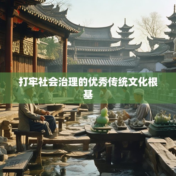打牢社会治理的优秀传统文化根基