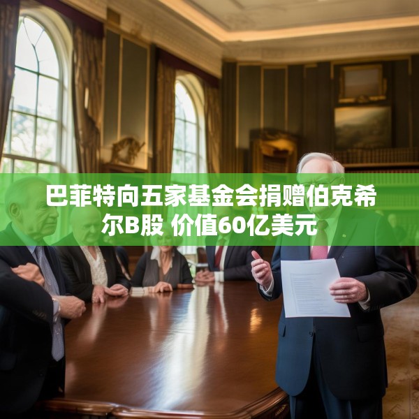 巴菲特向五家基金会捐赠伯克希尔B股 价值60亿美元