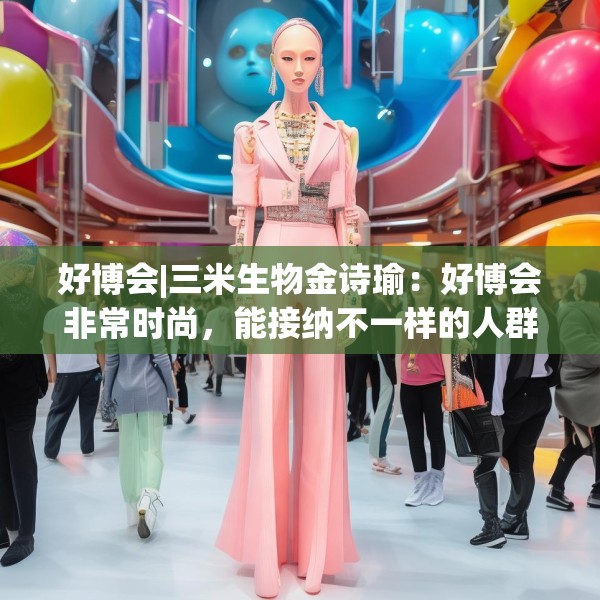 好博会|三米生物金诗瑜：好博会非常时尚，能接纳不一样的人群