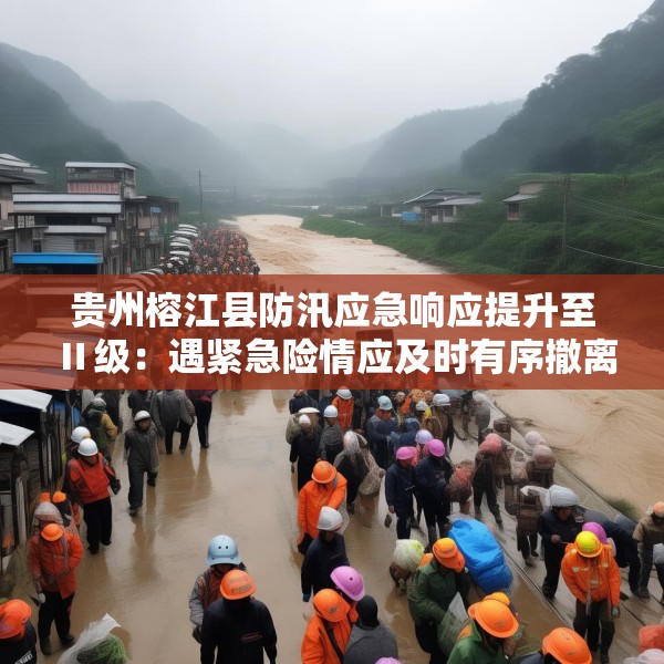 贵州榕江县防汛应急响应提升至Ⅱ级：遇紧急险情应及时有序撤离