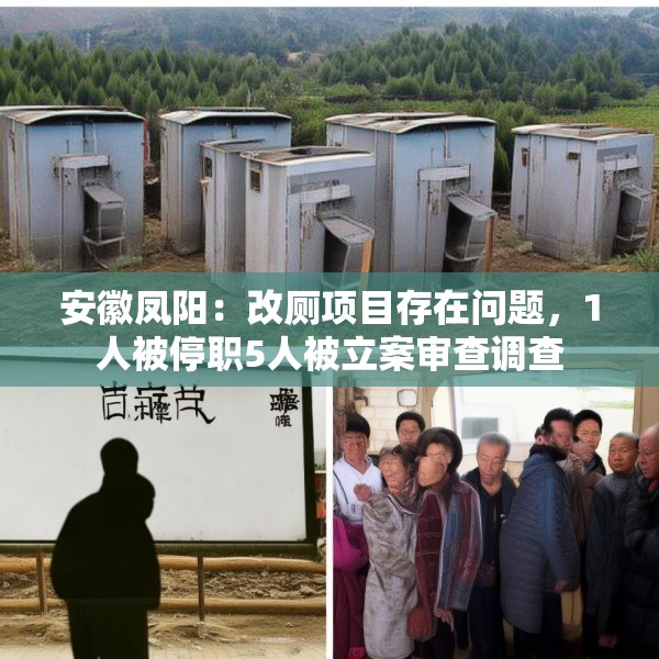 安徽凤阳：改厕项目存在问题，1人被停职5人被立案审查调查