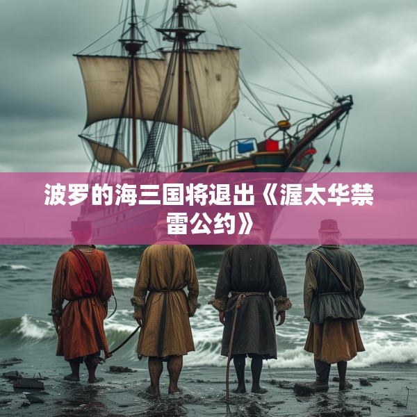 波罗的海三国将退出《渥太华禁雷公约》